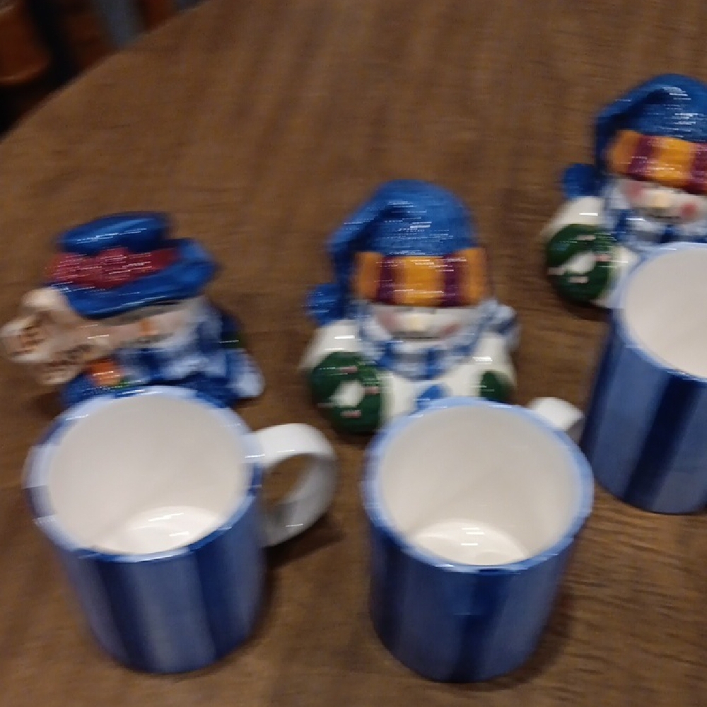 Festive Snowman Ceramic Mug and Plate Set - Picture 7 of 9